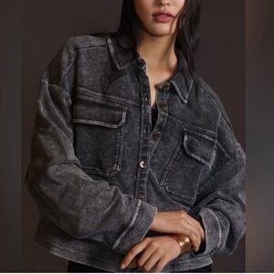 Anthropologie Pilcro gray shacket